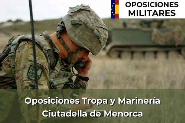 Oposiciones Suboficial del Ejército en Ciutadella de Menorca