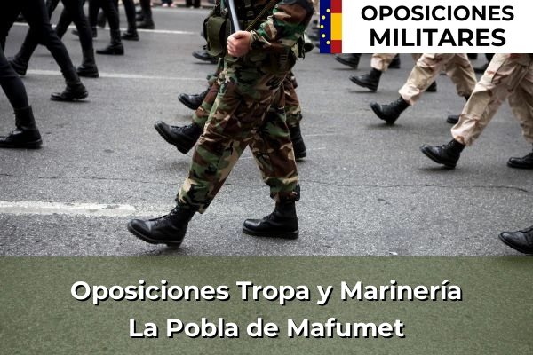 Oposiciones Suboficial del Ejército en La Pobla de Mafumet