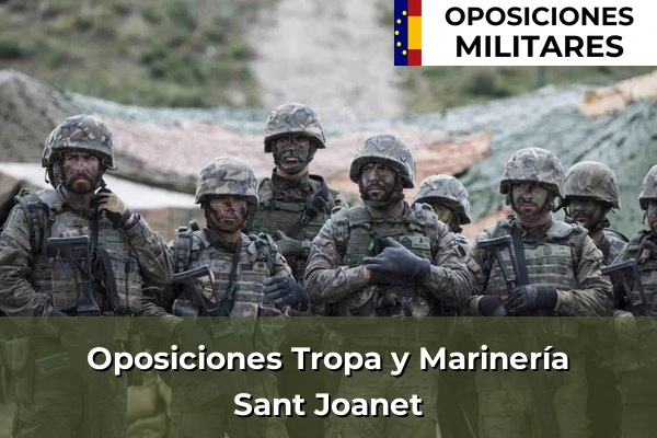 Oposiciones Suboficial del Ejército en Valencia 166 Oposiciones Suboficial del Ejército en Sant Joanet