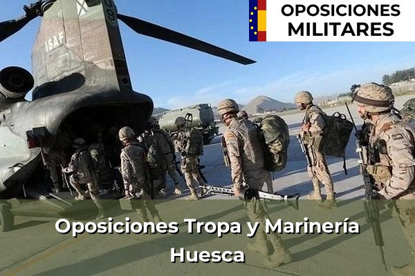 Oposiciones Tropa y Marinería 26 Oposiciones Tropa y Marinería en Huesca
